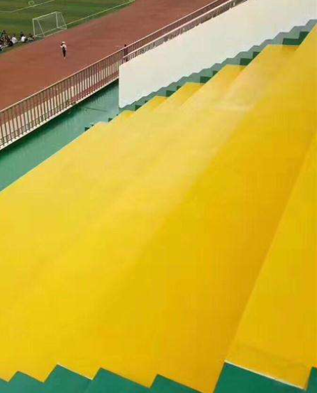 陵水球场台阶翻新修补改造